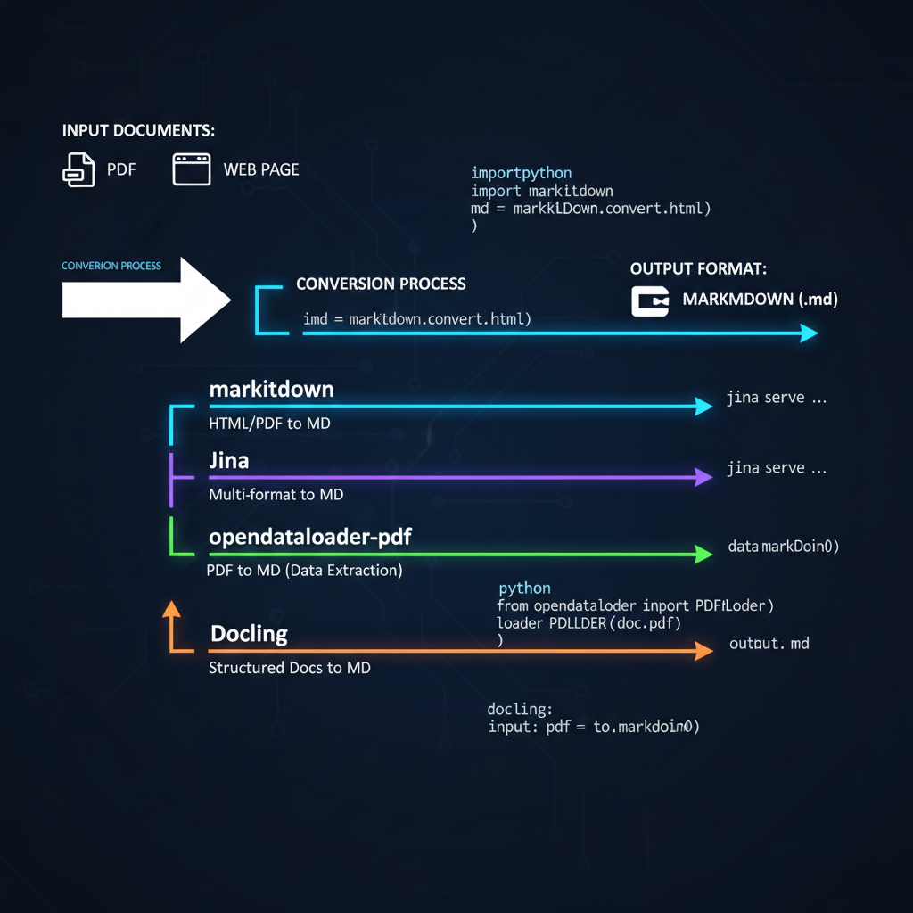 PDFやWebをMarkdownに変換するツール4選を実際に動かして比べた